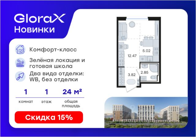 ЖК «GloraX Новинки»