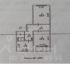 2-комн.кв., 61 м², этаж 5