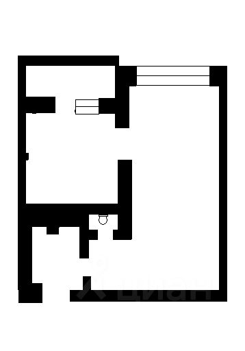 Планировка этой квартиры по данным Циан