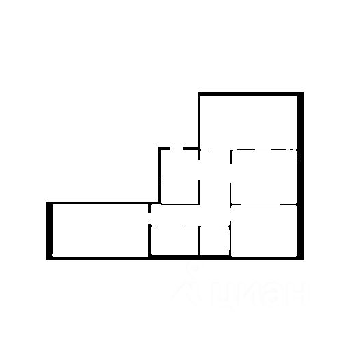 Планировка этой квартиры по данным Циан