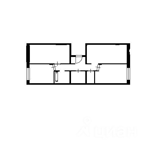 Планировка этой квартиры по данным Циан