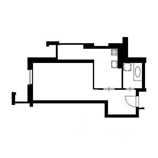 Планировка этой квартиры по данным Циан