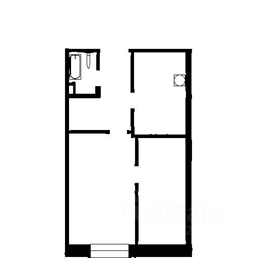 Планировка этой квартиры по данным Циан
