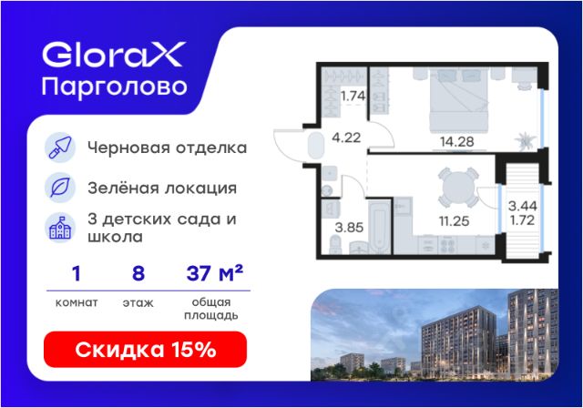 ЖК «GloraX Парголово»