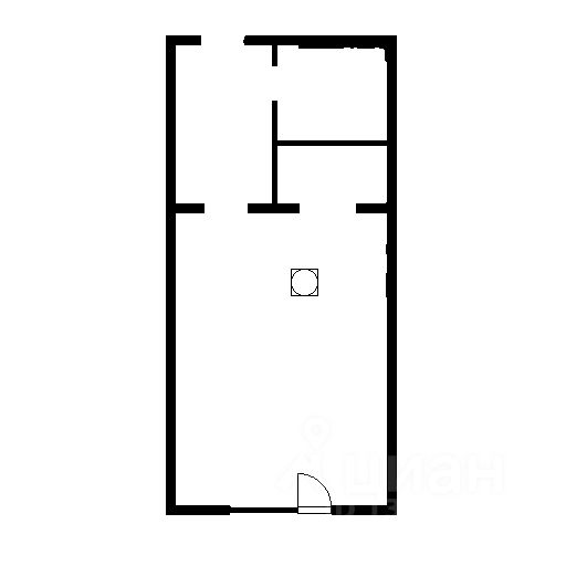 Планировка этой квартиры по данным Циан