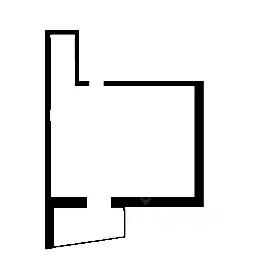 Планировка этой квартиры по данным Циан
