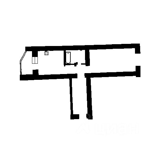 Планировка этой квартиры по данным Циан