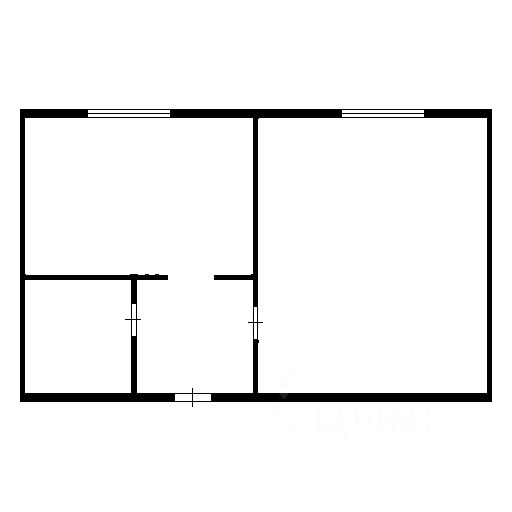 Планировка этой квартиры по данным Циан