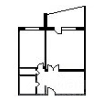 Планировка этой квартиры по данным Циан