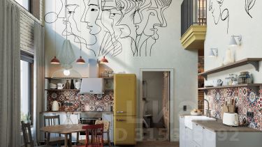 студия, 32 м², этаж 3