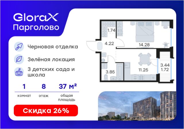 ЖК «GloraX Парголово»