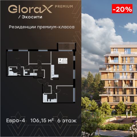 ЖК «GloraX Premium Экосити»