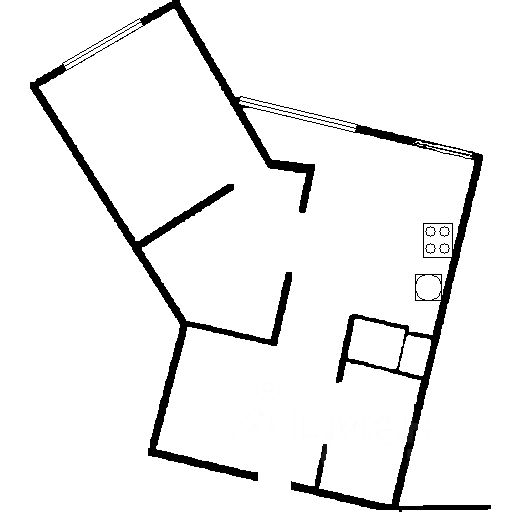 Планировка этой квартиры по данным Циан