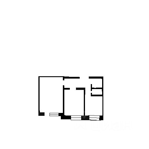 Планировка этой квартиры по данным Циан