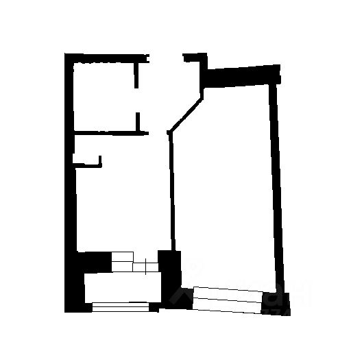 Планировка этой квартиры по данным Циан