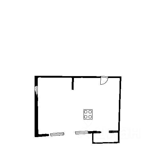 Планировка этой квартиры по данным Циан
