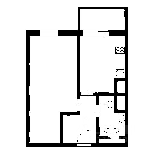 Планировка этой квартиры по данным Циан