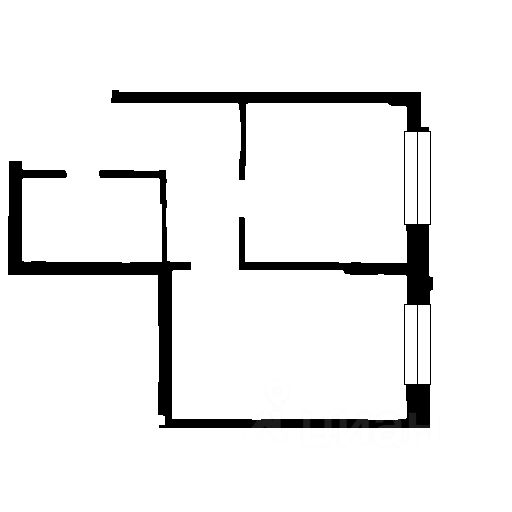 Планировка этой квартиры по данным Циан