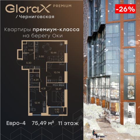 ЖК «GloraX Premium Черниговская»