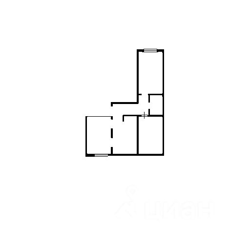 Планировка этой квартиры по данным Циан