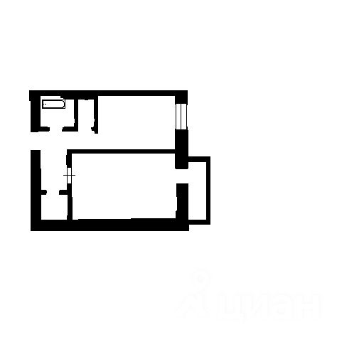 Планировка этой квартиры по данным Циан