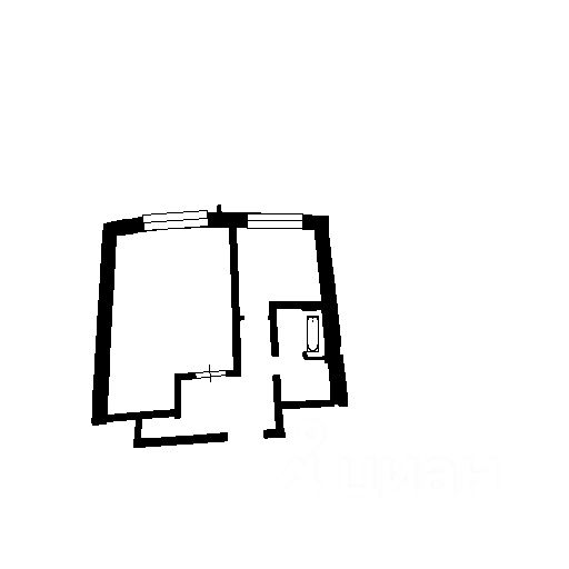 Планировка этой квартиры по данным Циан