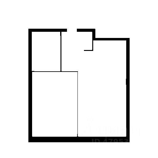 Планировка этой квартиры по данным Циан