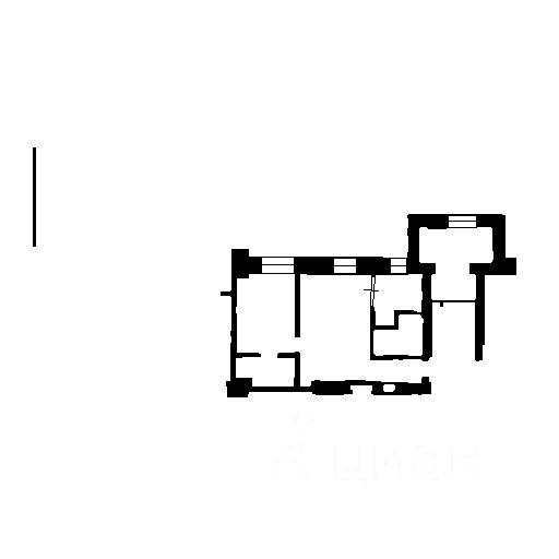 Планировка этой квартиры по данным Циан