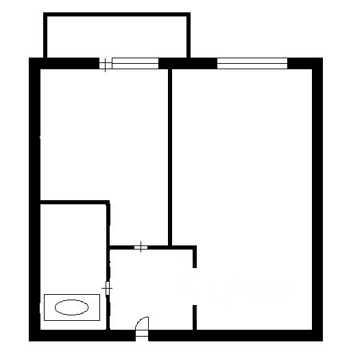 Планировка этой квартиры по данным Циан