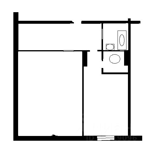 Планировка этой квартиры по данным Циан