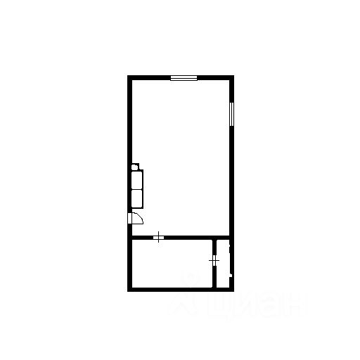Планировка этой квартиры по данным Циан