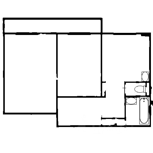 Планировка этой квартиры по данным Циан
