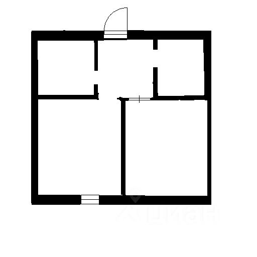 Планировка этой квартиры по данным Циан