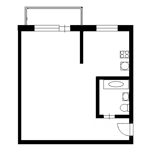 Планировка этой квартиры по данным Циан