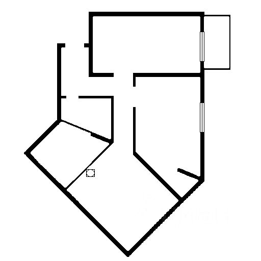 Планировка этой квартиры по данным Циан