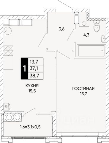 ЖК «Левобережье»