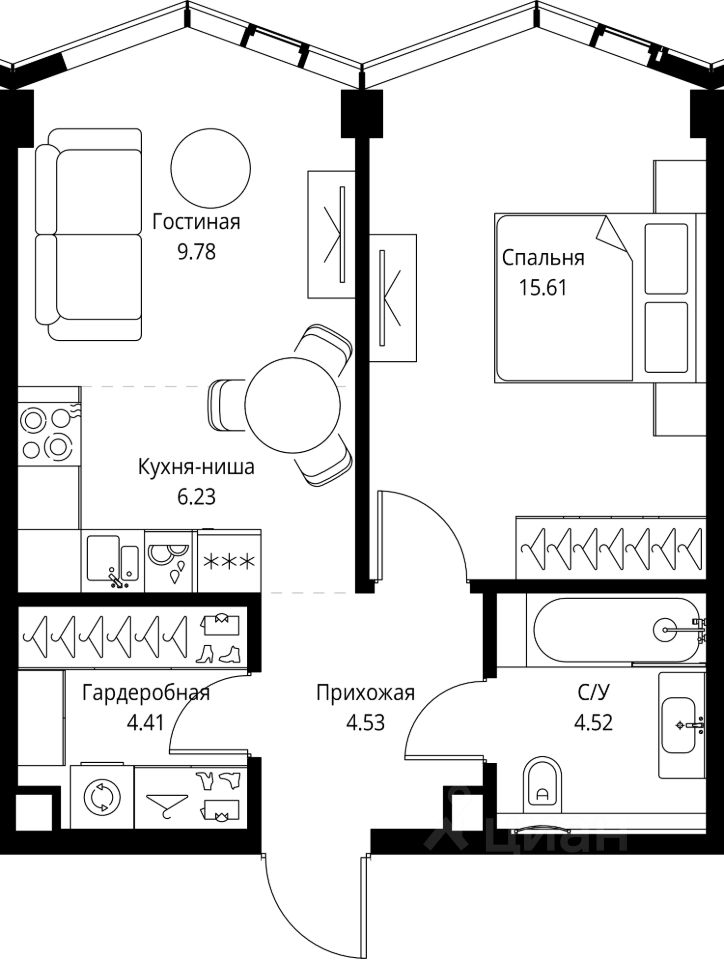 Новостройка, р-н Алексеевский, Москва