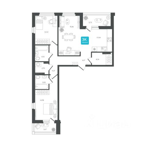 ЖК «Дабл Дабл»