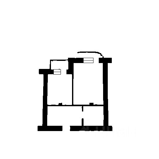 Планировка этой квартиры по данным Циан