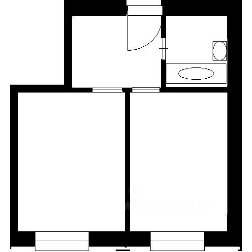 Планировка этой квартиры по данным Циан