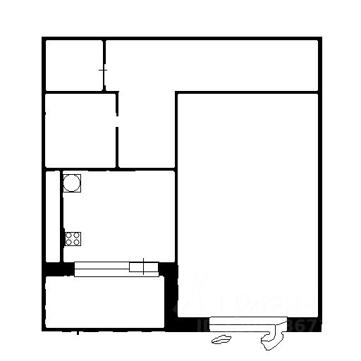 Планировка этой квартиры по данным Циан
