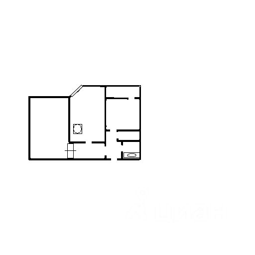 Планировка этой квартиры по данным Циан