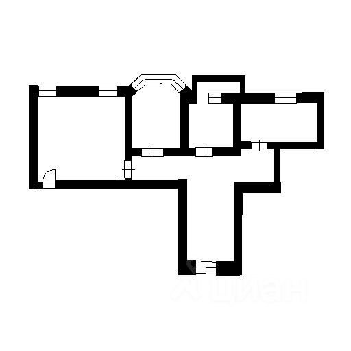 Планировка этой квартиры по данным Циан
