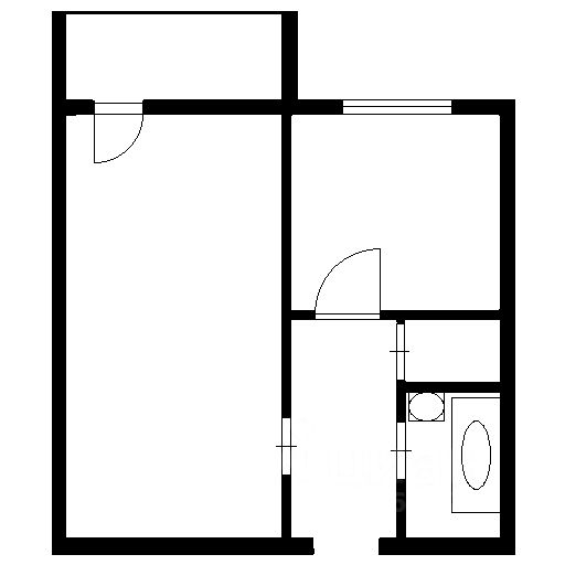 Планировка этой квартиры по данным Циан