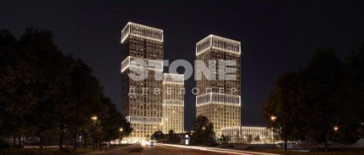 1-комн.кв., 46 м², этаж 22