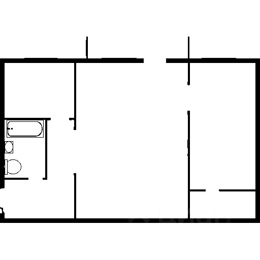 Планировка этой квартиры по данным Циан