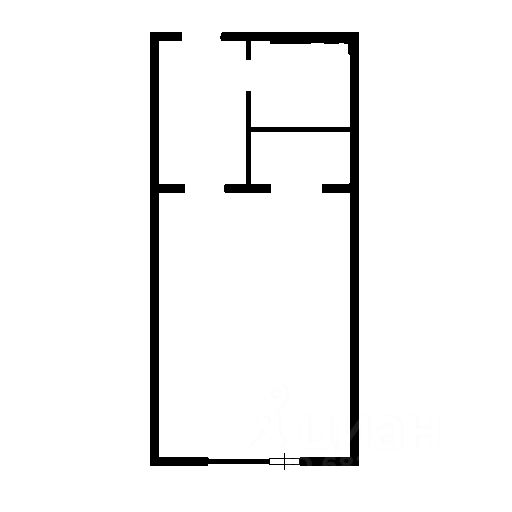 Планировка этой квартиры по данным Циан