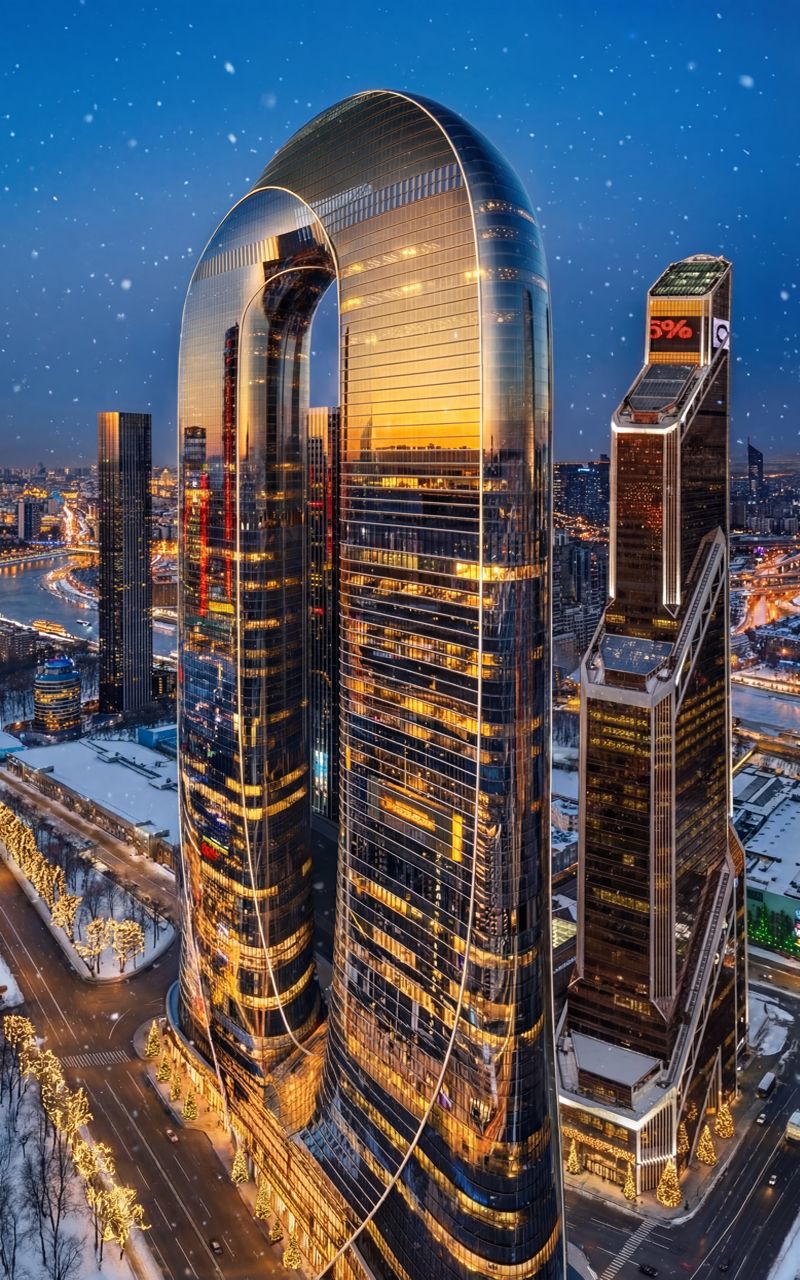 Бизнес Центр One. Москва-Сити.