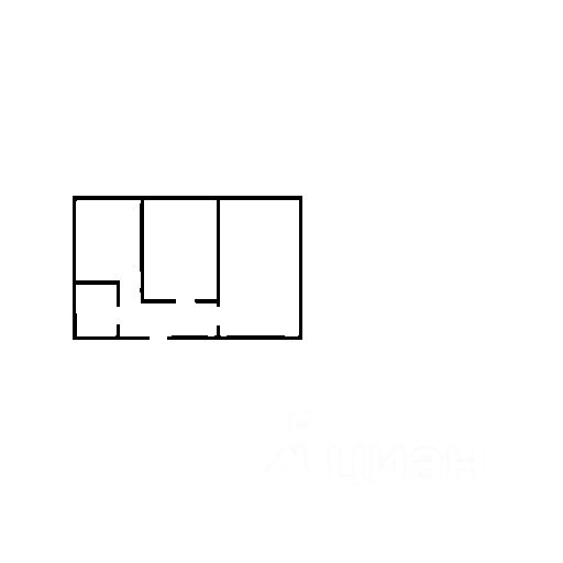 Планировка этой квартиры по данным Циан