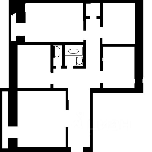 Планировка этой квартиры по данным Циан